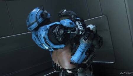 [AnKhajiit] Kat X Noble Six Stuck in Elevator