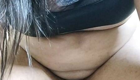 Shemale Nandana Gets Fucked Using Vibrator Dildo
