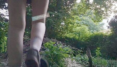 Outdoor Catcafe diapers Compilation cheeky Tinylittlebabyg shows off her diaper while wandering around