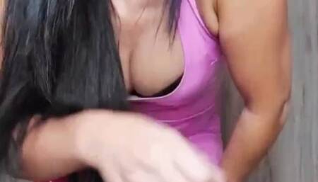 TEASE E DENIAL - PROVOCAZIONI IN LATEX ROSA MOBILE