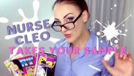 NURSE CLEO TAKES YOUR SPUNK SAMPLE