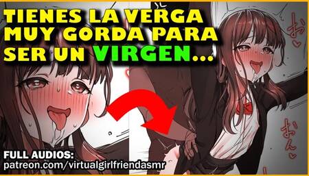 Popular girl FUCKs you bc you´re a VIRGEN [pussy/school/cum] ASMR hentai
