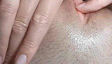 Teen lesbian stepsisters close up pussy scissoring