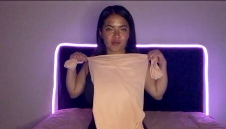 They give me clothes and ask me to model on video