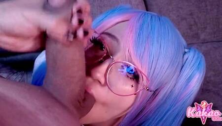 Student remove condom gets breed Kakao chan