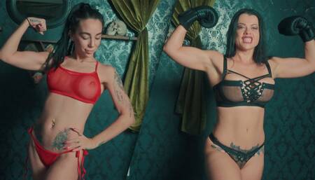 Koven vs Nadia Boxing (1080p) Alternate Ending