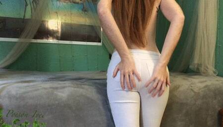 White pants Tits and Ass Worship