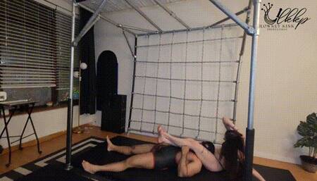 Ballbusting Wrestling with Mistress Reena Silver