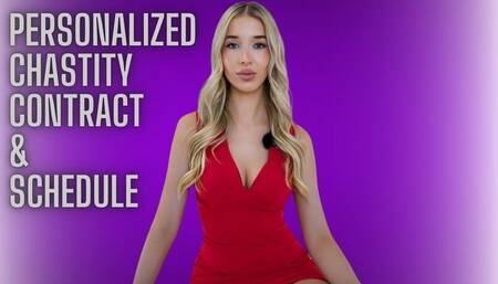 Personalized Chastity Contract + Schedule
