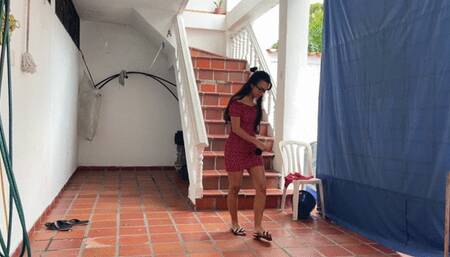 Dalilah is in trouble starting up the old VK and must get to town to deliver orders