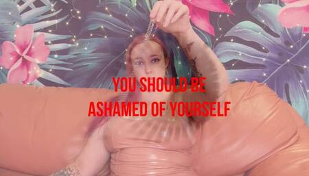 Your Little Reminder: Masturbation is humiliating