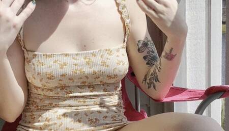 allergy sneezing outside