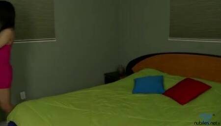 Caramel skinned cutie pussy fucking