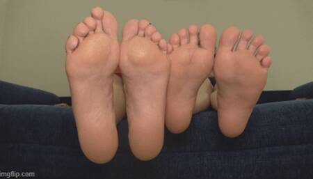 Amazon woman with big foot