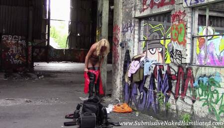 Watch Charn As She Strips And Performs During Derelict Photoshoot!!! - MP4