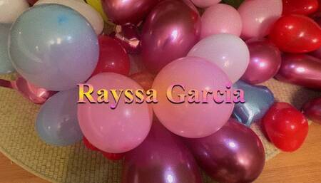 My friend and I had fun popping the balloons - full