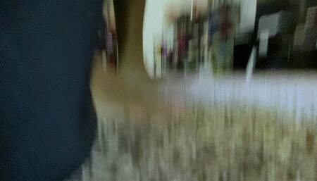 Sexy Giantess finds Teenie Creeping around on her Floor POV 1080