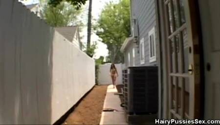 Hairy Latina Enjoys a Black Cock