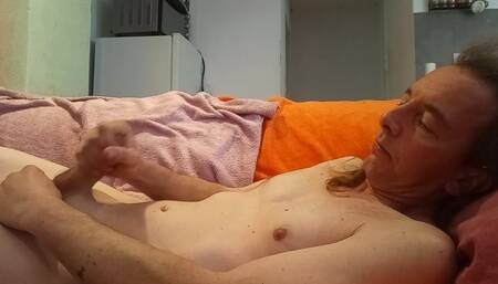 Leatransteen Masturbating Totaly Nude