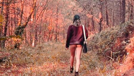 Scarlett Taylor and Stephan Rogers cant help fucking outdoors