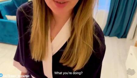 Are you a normal stepson!? Don't be stupid! I made it clear to you that I want to fuck you!