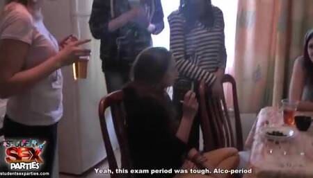 Blow job scenes and great party facials