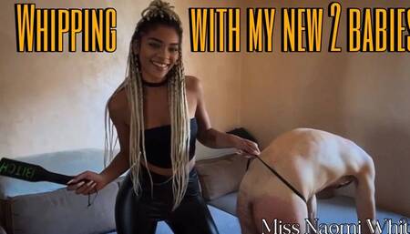 Whipping with my 2 new babies