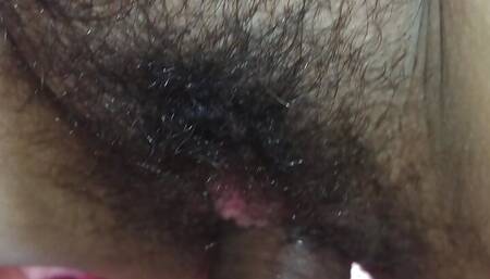 Pregnant blonde wife in pajamas, beautiful feet to suck, big ass and hairy pussy to fuck, licking her asshole