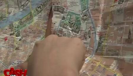 Public place blow job from the hottest babe