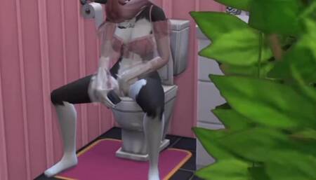 Masturbating in the bathroom sims furry