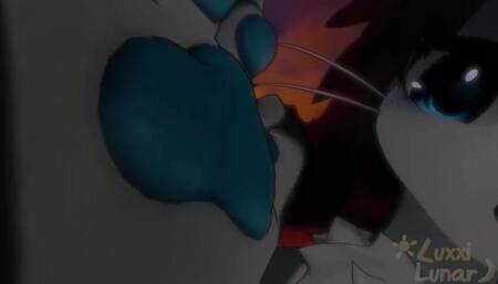 POV Horny femboy shark cant hide his love for cock...