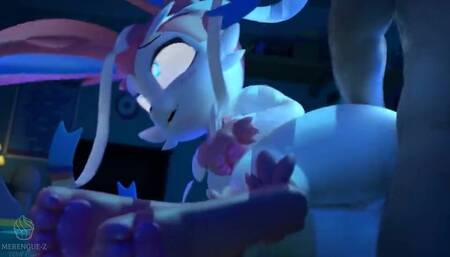 FILLING WITH CUM SYLVEON'S ASSHOLE!!!