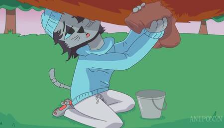 BIG HORSECOCK FURRY fucks CATGIRL! Furry Cartoon