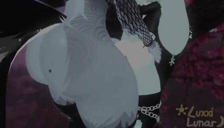 Cute femboy bunny gets fucked HARD by thicc foxy's knotted cock