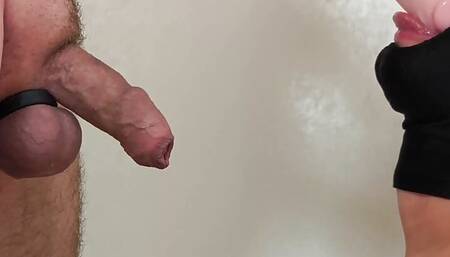 Hard Blowjob, Wife Deep Throat Training, Cum on Face Ep 1905