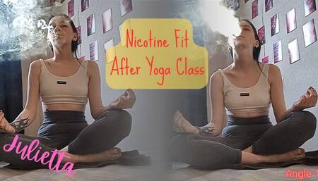 Nicotine fit after yoga class, Main View