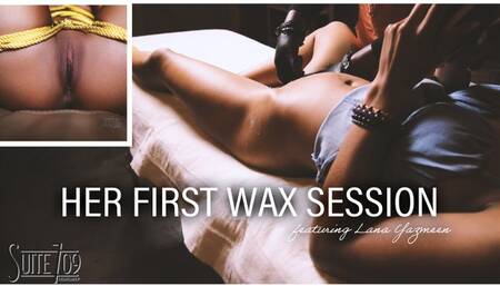 Her First Wax Session