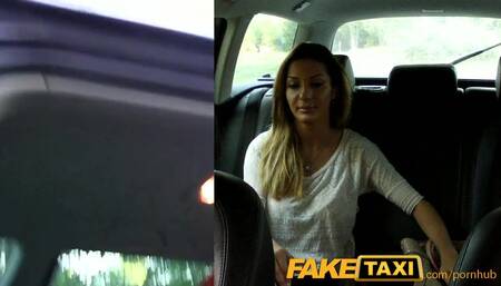 FakeTaxi Smokin hot Romanian makes my cock look good