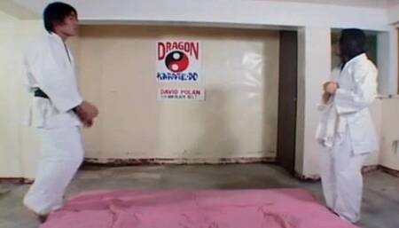 Hot karate pussy fucking action!