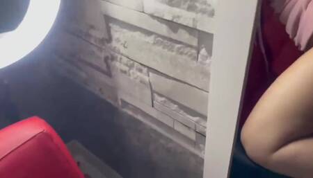 Delicious feelings, the milk drips from my pussy. POV