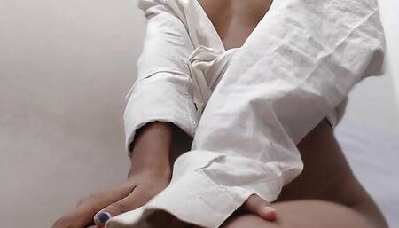 Beautiful 18 year old punjabi girl showing off her body in video call to boyfriend