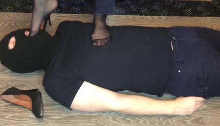 teen femdom shoes trampling heels domination nylon socks gagging