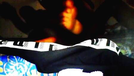 Special night with two fuckers,all positions, moaning, skiny black guy with a fat dick humiliated black bitch