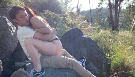 My STEP-SISTER and I FUCKED during a walk in the WOODS!