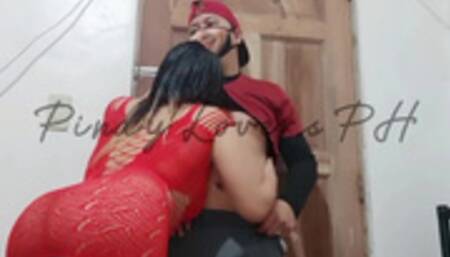 Pogi shopee deliveryman Swerteng Nagustuhan ng maganda customer at nag pakantot Pinay new 2022