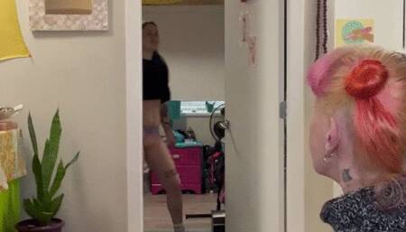 pantsing panties fashion show