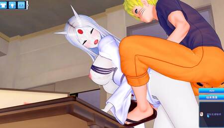 Ootutuki Kaguya VS Naruto captured