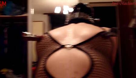 POV Assfuck orgasm with dental gag birthday celeion slut