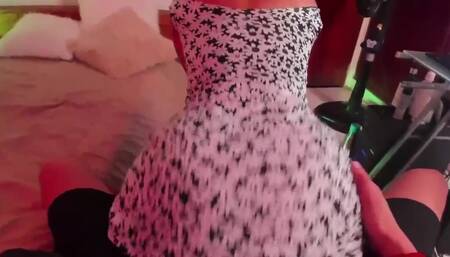 BIG ASS My friend dances a delicious perreo for me, I put her in a foursome XXX