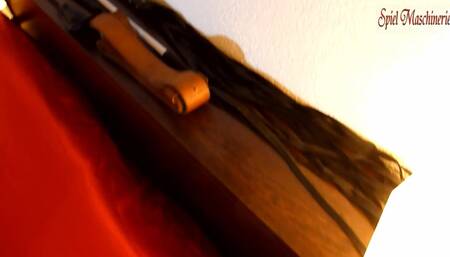 1.Spread eagle bondaged slut in thigh high boots - The begginng